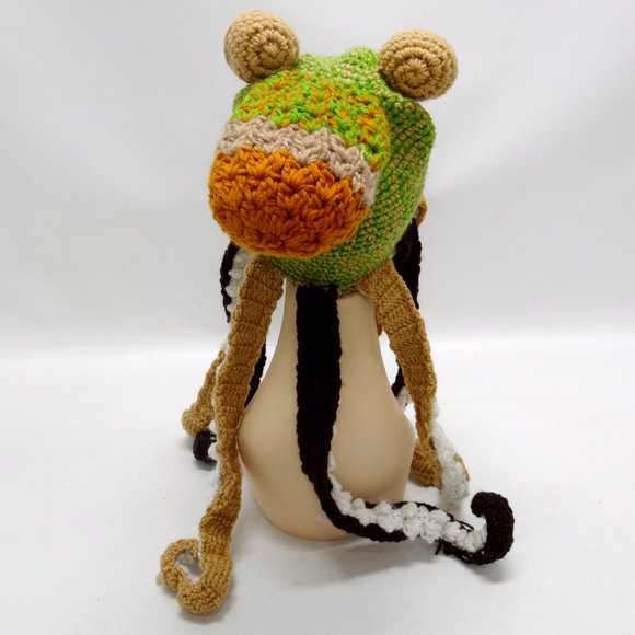 Octopus Knitted Beanie w/Tentacles